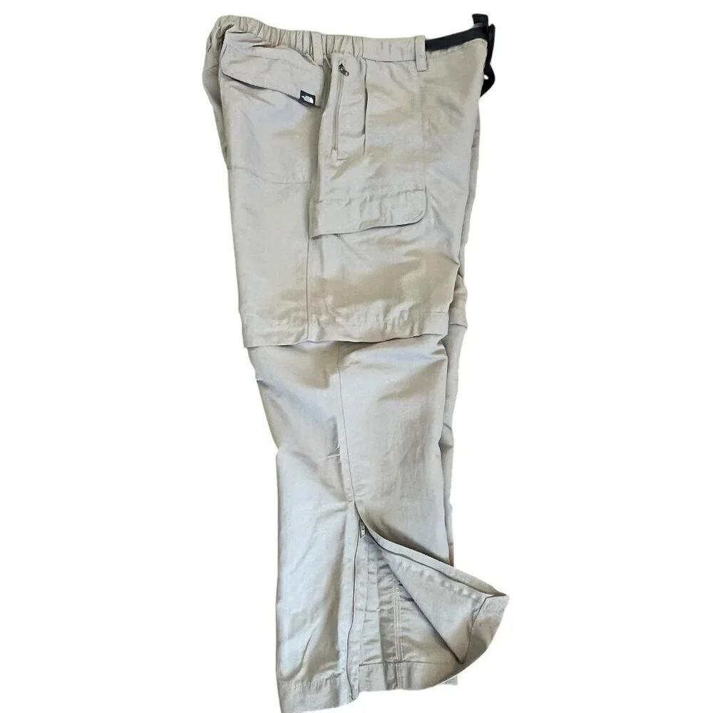 The North Face Mens Convertible Cargo Pants Shorts Large Outdoors Hiking Camping
